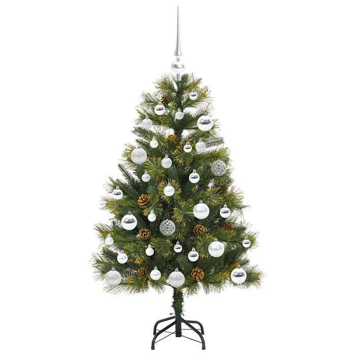 Pom de Crăciun Artificial cu Ramuri Articulare și Conuri 120 cm - WALTI WALTI