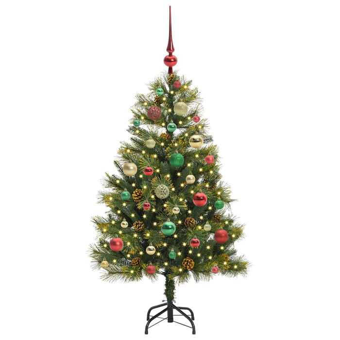 Pom de Crăciun Artificial cu Ramuri Articulare și Conuri 120 cm - WALTI WALTI