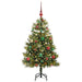Pom de Crăciun Artificial cu Ramuri Articulare și Conuri 120 cm - WALTI WALTI