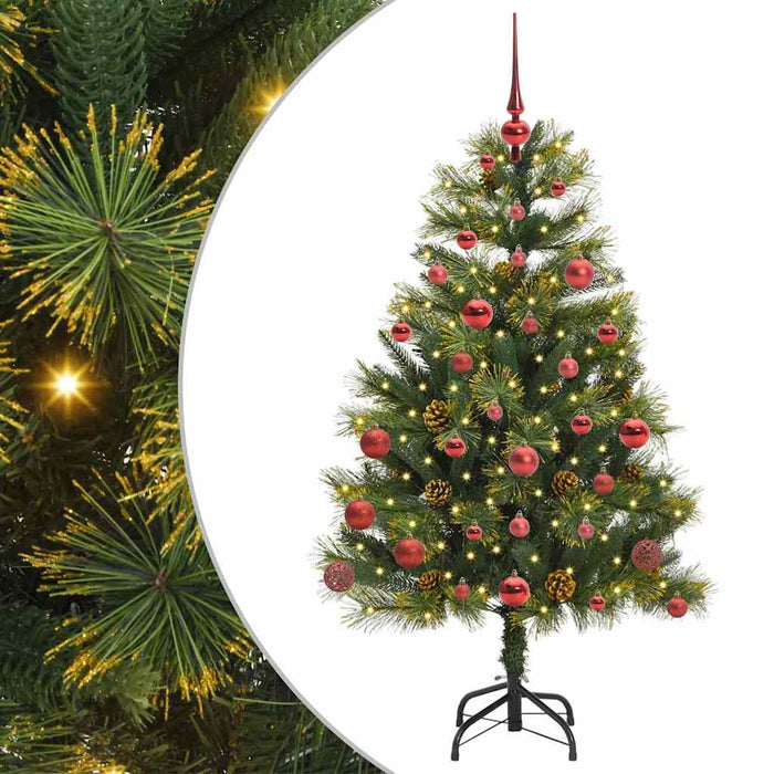Pom de Crăciun Artificial cu Ramuri Articulare și Conuri 150 cm - WALTI WALTI