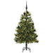 Pom de Crăciun Artificial cu Ramuri Articulare și Conuri 150 cm - WALTI WALTI