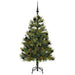 Pom de Crăciun Artificial cu Ramuri Articulare și Conuri 150 cm - WALTI WALTI