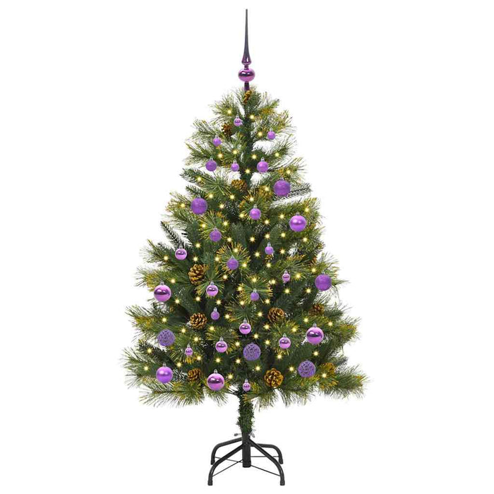 Pom de Crăciun Artificial cu Ramuri Articulare și Conuri 150 cm - WALTI WALTI