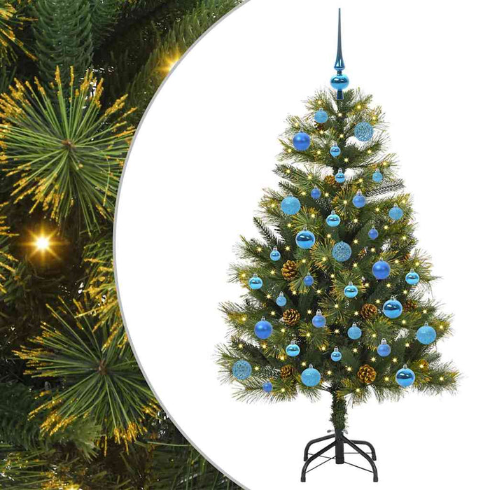 Pom de Crăciun Artificial cu Ramuri Articulare și Conuri 150 cm - WALTI WALTI