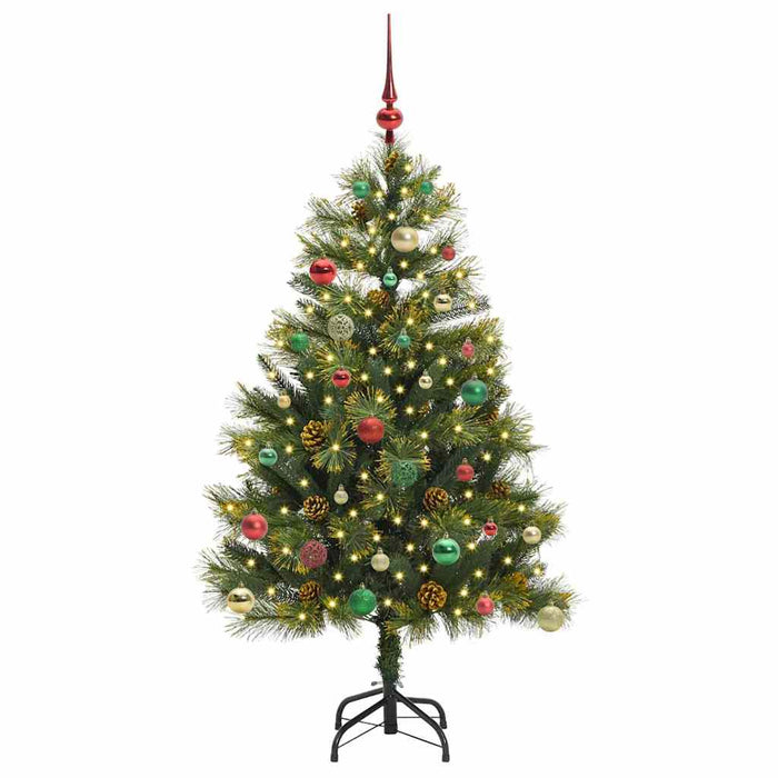 Pom de Crăciun Artificial cu Ramuri Articulare și Conuri 150 cm - WALTI WALTI