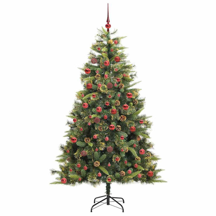 Pom de Crăciun Artificial cu Ramuri Articulare și Conuri 180 cm WALTI