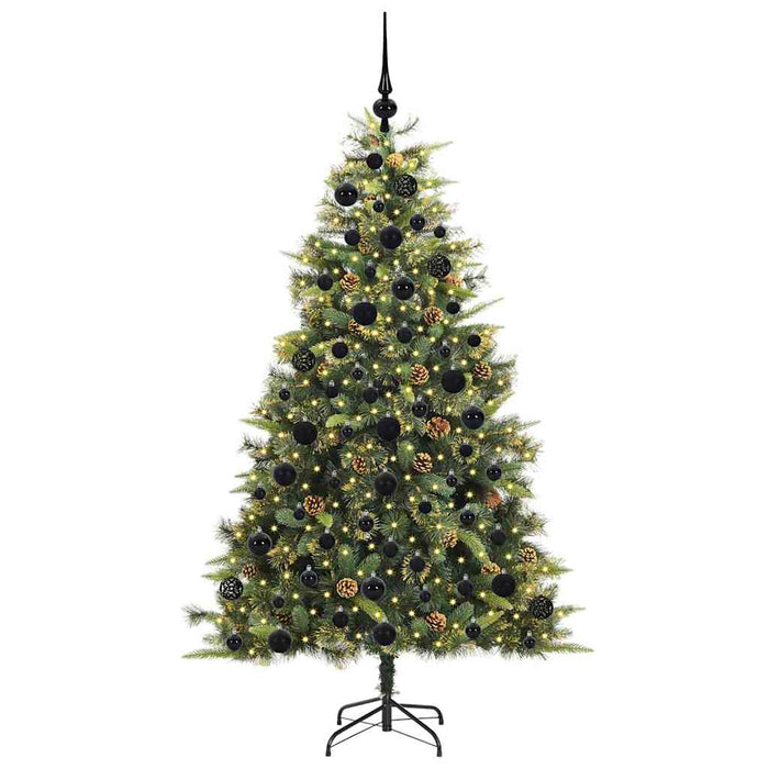 Pom de Crăciun Artificial cu Ramuri Articulare și Conuri 180 cm WALTI