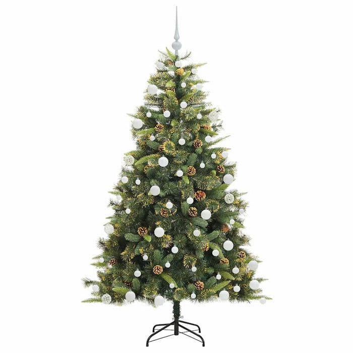 Pom de Crăciun Artificial cu Ramuri Articulare și Conuri 180 cm WALTI