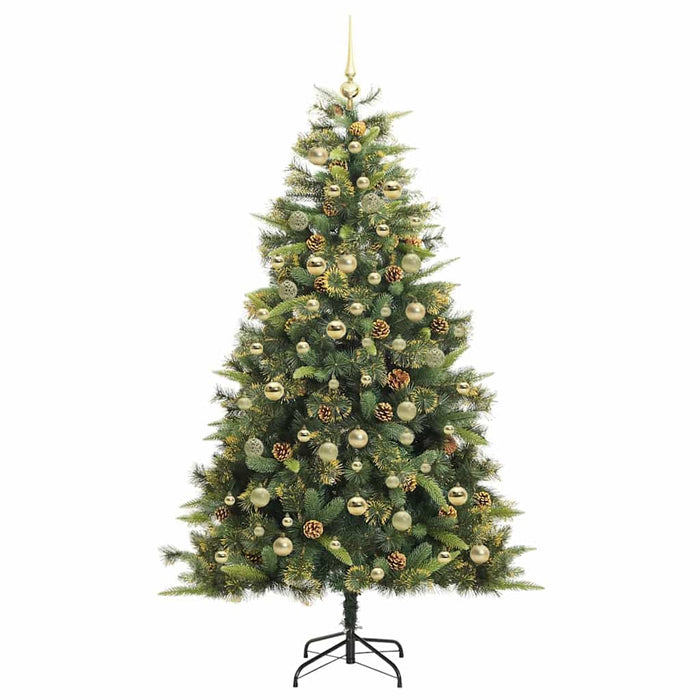 Pom de Crăciun Artificial cu Ramuri Articulare și Conuri 180 cm WALTI