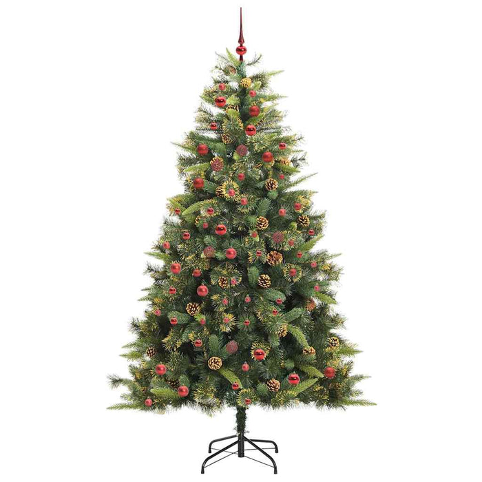 Pom de Crăciun Artificial cu Ramuri Articulare și Conuri 210 cm WALTI