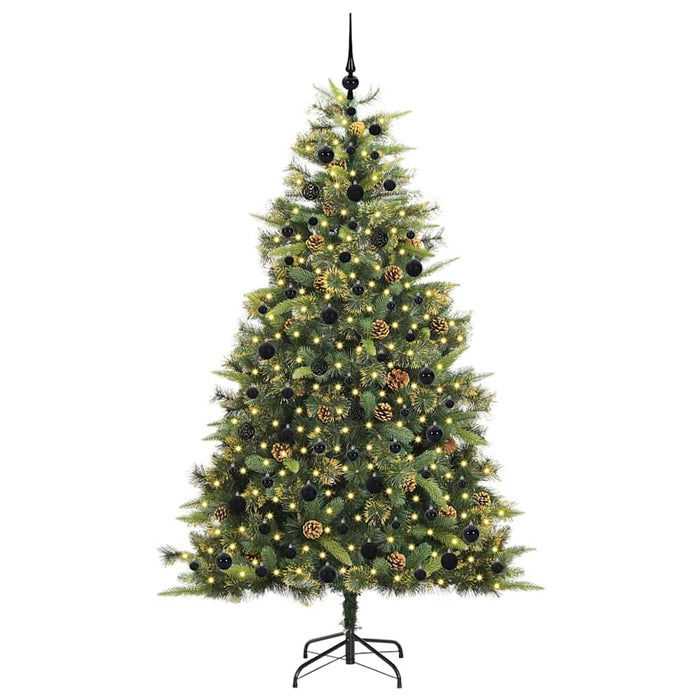 Pom de Crăciun Artificial cu Ramuri Articulare și Conuri 210 cm WALTI