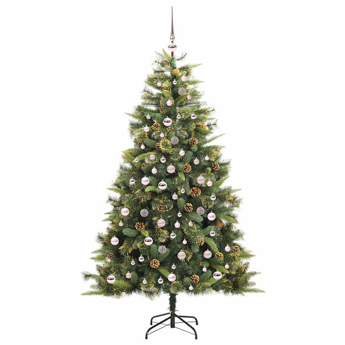 Pom de Crăciun Artificial cu Ramuri Articulare și Conuri 210 cm WALTI