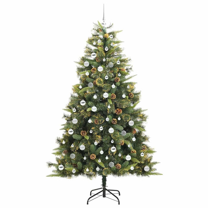 Pom de Crăciun Artificial cu Ramuri Articulare și Conuri 210 cm WALTI