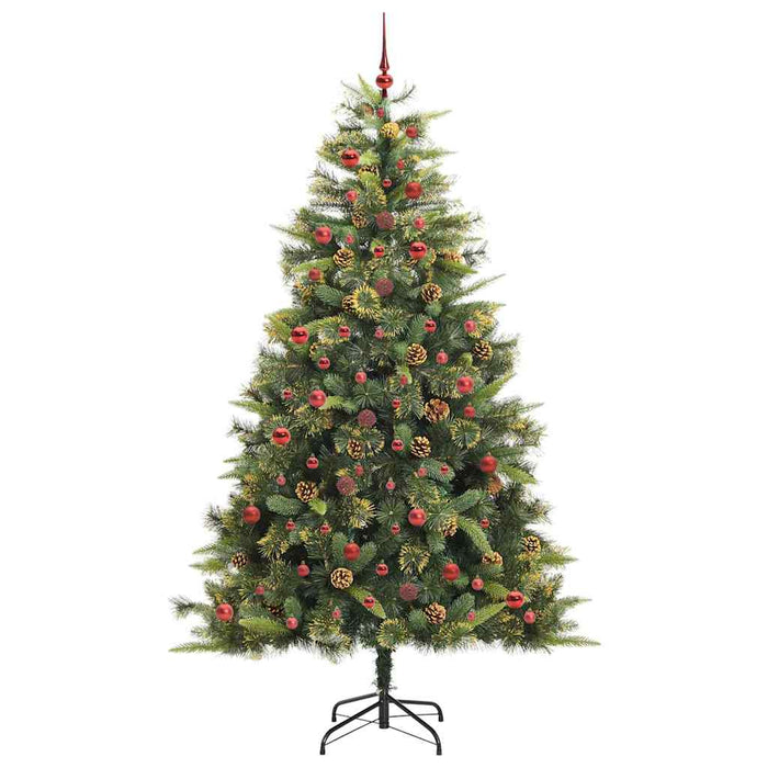 Pom de Crăciun Artificial cu Ramuri Articulare și Conuri 240 cm WALTI