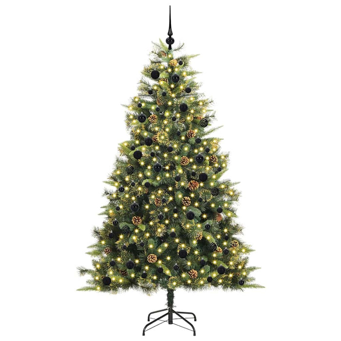 Pom de Crăciun Artificial cu Ramuri Articulare și Conuri 240 cm WALTI