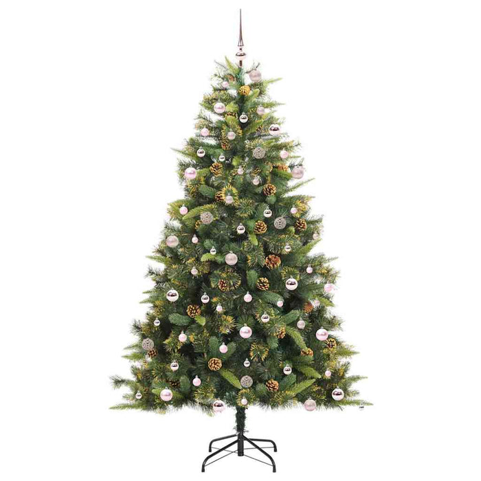 Pom de Crăciun Artificial cu Ramuri Articulare și Conuri 240 cm WALTI
