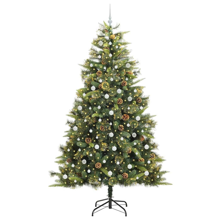 Pom de Crăciun Artificial cu Ramuri Articulare și Conuri 240 cm WALTI