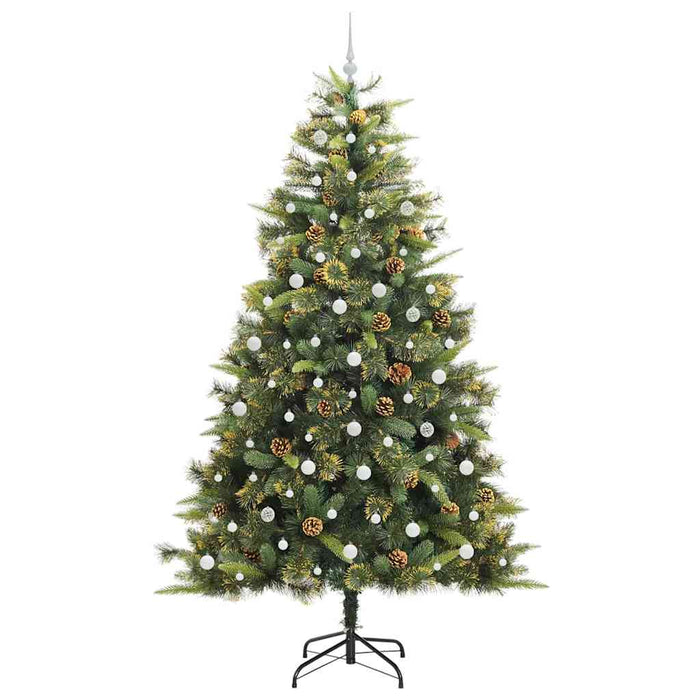 Pom de Crăciun Artificial cu Ramuri Articulare și Conuri 240 cm WALTI