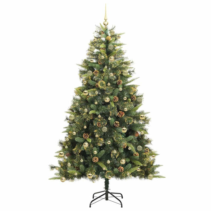 Pom de Crăciun Artificial cu Ramuri Articulare și Conuri 240 cm WALTI