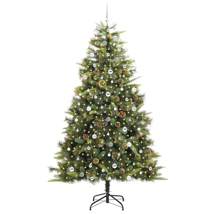 Pom de Crăciun Artificial cu Ramuri Articulare și Conuri 240 cm WALTI
