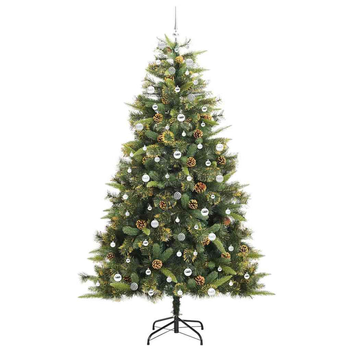Pom de Crăciun Artificial cu Ramuri Articulare și Conuri 240 cm WALTI