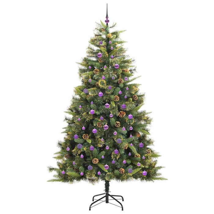 Pom de Crăciun Artificial cu Ramuri Articulare și Conuri 240 cm WALTI
