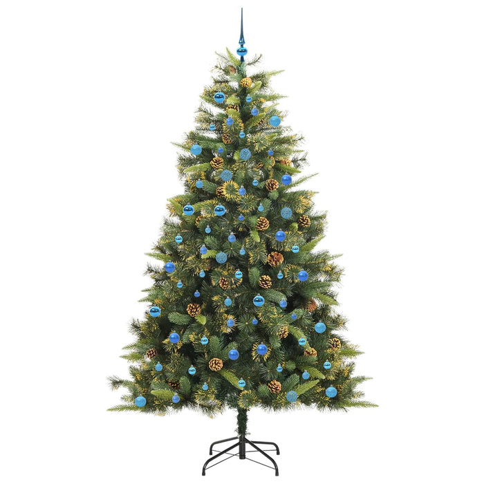Pom de Crăciun Artificial cu Ramuri Articulare și Conuri 240 cm WALTI