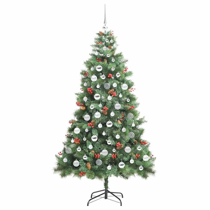 Brad de Crăciun artificial 300 LED-uri Alb cald PVC și Metal - WALTI WALTI