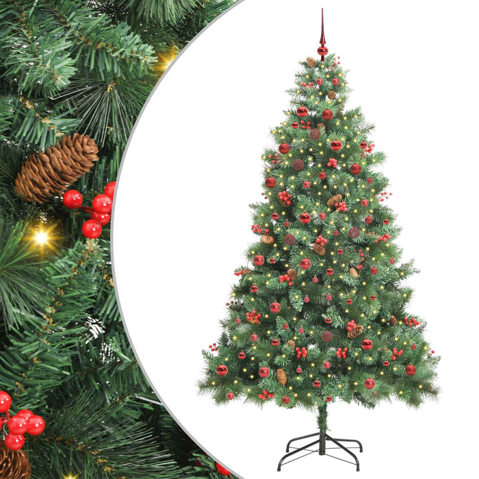 Brad de Crăciun artificial Verde 210 cm PVC și Metal WALTI