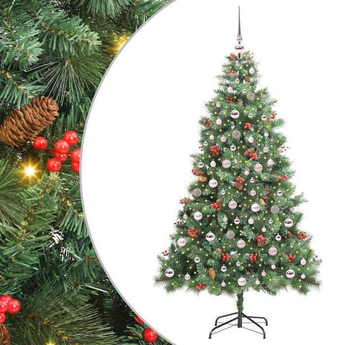 Brad de Crăciun artificial Verde 210 cm PVC și Metal WALTI