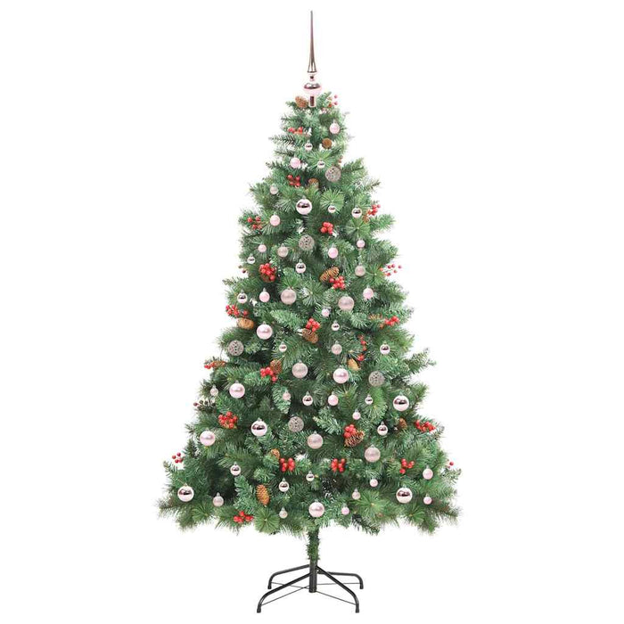 Brad de Crăciun artificial Verde 210 cm PVC și Metal WALTI
