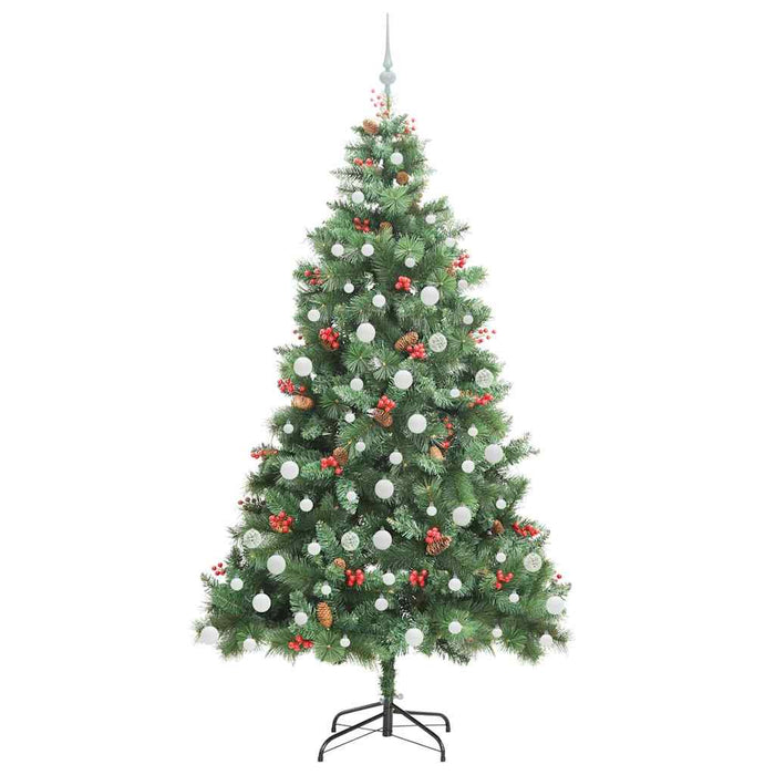 Brad de Crăciun artificial Verde 210 cm PVC și Metal WALTI