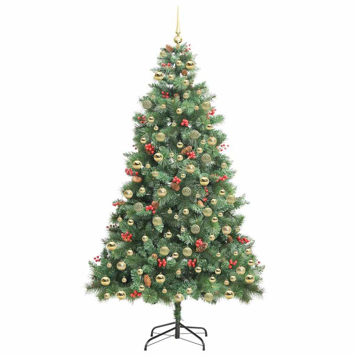 Brad de Crăciun artificial Verde 210 cm PVC și Metal WALTI