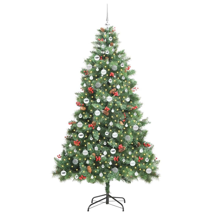 Brad de Crăciun artificial Verde 210 cm PVC și Metal WALTI