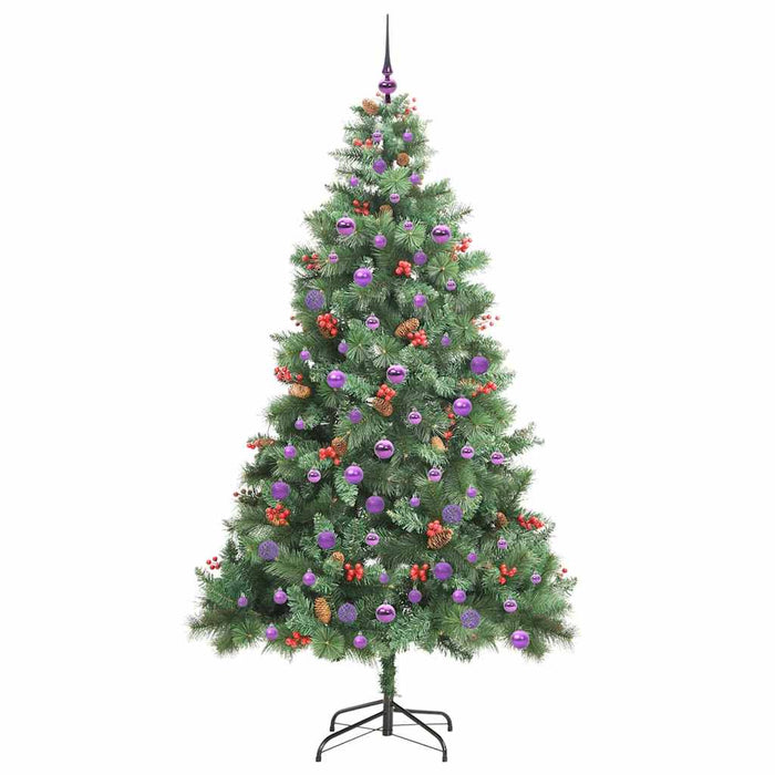 Brad de Crăciun artificial Verde 210 cm PVC și Metal WALTI