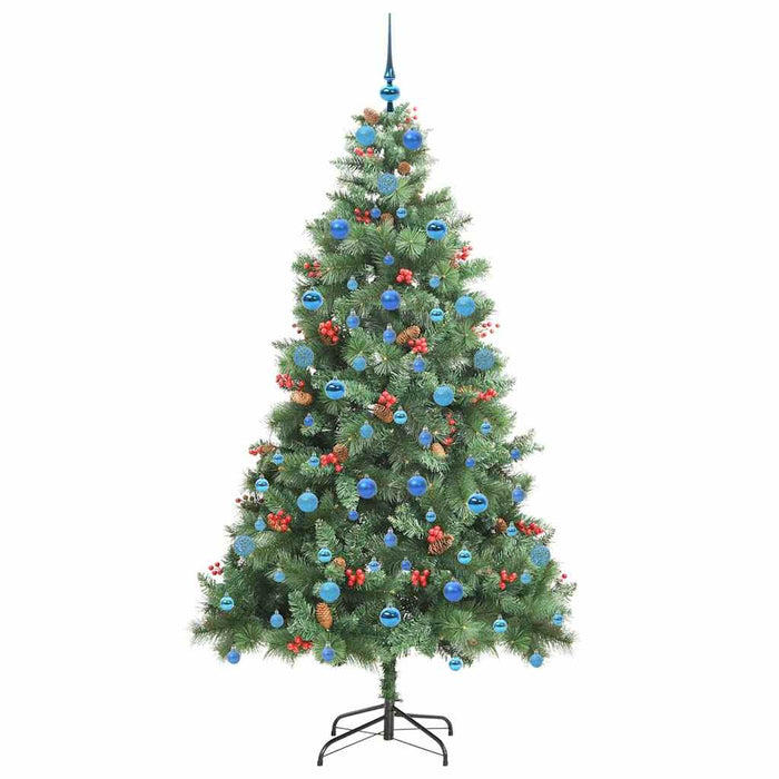 Brad de Crăciun artificial Verde 210 cm PVC și Metal WALTI
