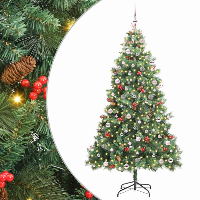 Brad de Crăciun artificial Verde 240 cm PVC și Metal - WALTI WALTI