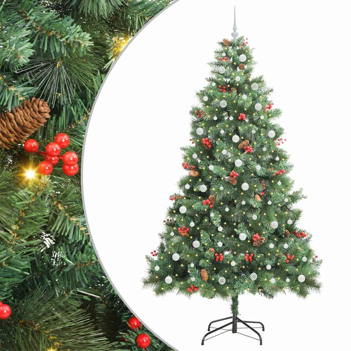 Brad de Crăciun artificial Verde 240 cm PVC și Metal - WALTI WALTI