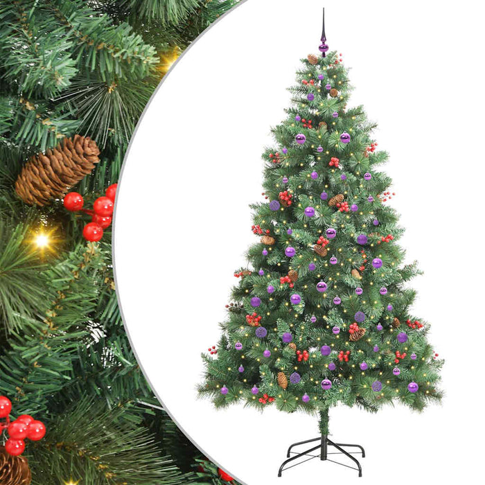 Brad de Crăciun artificial Verde 240 cm PVC și Metal - WALTI WALTI