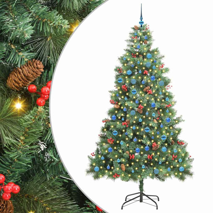 Brad de Crăciun artificial Verde 240 cm PVC și Metal - WALTI WALTI