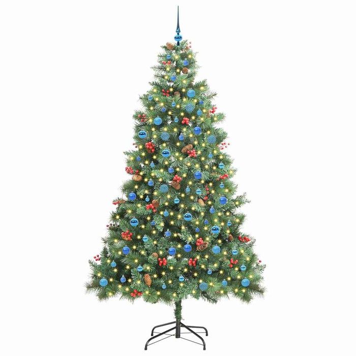 Brad de Crăciun artificial Verde 240 cm PVC și Metal - WALTI WALTI