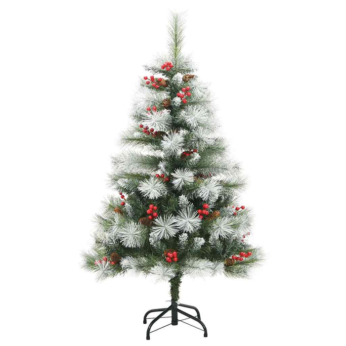 Brad de Crăciun artificial Verde și alb 120 cm WALTI