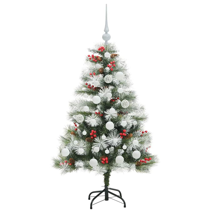 Brad de Crăciun artificial Verde și alb 120 cm WALTI