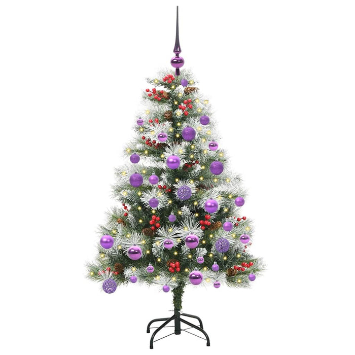 Brad de Crăciun artificial Verde și alb 120 cm WALTI