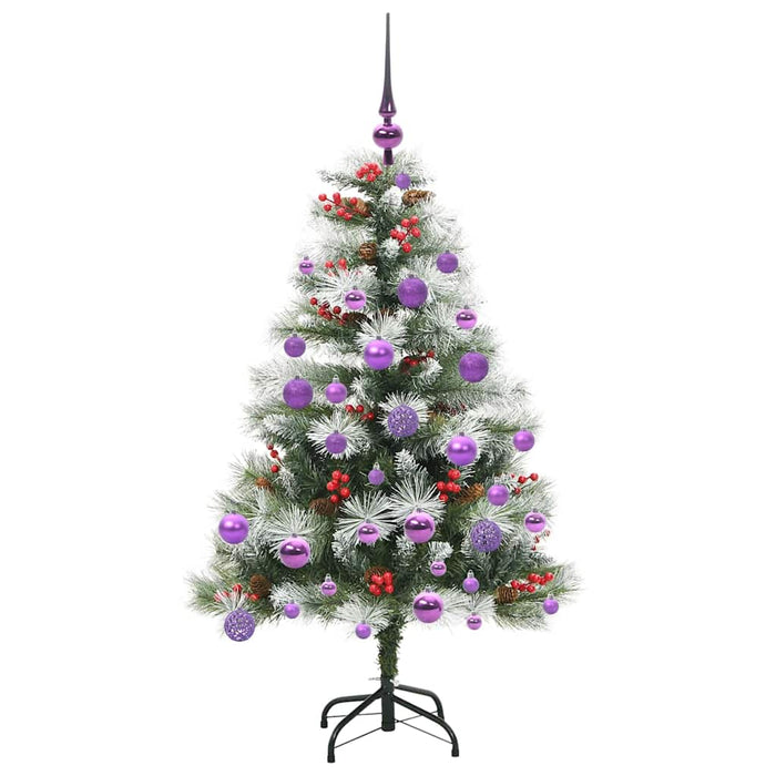 Brad de Crăciun artificial Verde și alb 120 cm WALTI