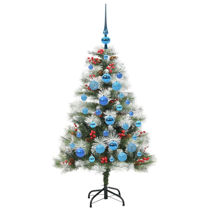 Brad de Crăciun artificial Verde și alb 120 cm WALTI