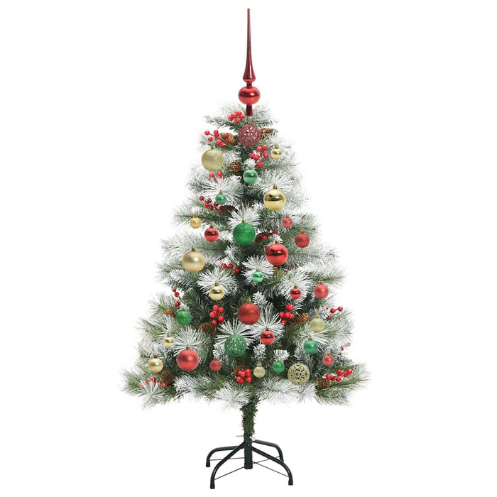 Brad de Crăciun artificial Verde și alb 120 cm WALTI