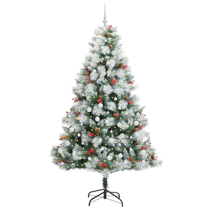 Brad de Crăciun artificial cu benzi LED Verde și alb 240 cm - WALTI WALTI