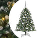 BraddeCrăciunartificial cu lumini cu bandă LED Verde 120cm PVC - WALTI WALTI