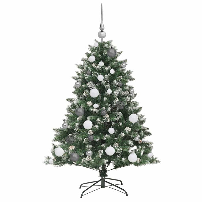 BraddeCrăciunartificial cu lumini cu bandă LED Verde 120cm PVC - WALTI WALTI
